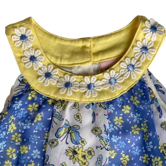 Little Me Pink 12M Baby Girl Coat & Little Lass Flowy Pink Floral Top Tunic 12M - Picture 9 of 12